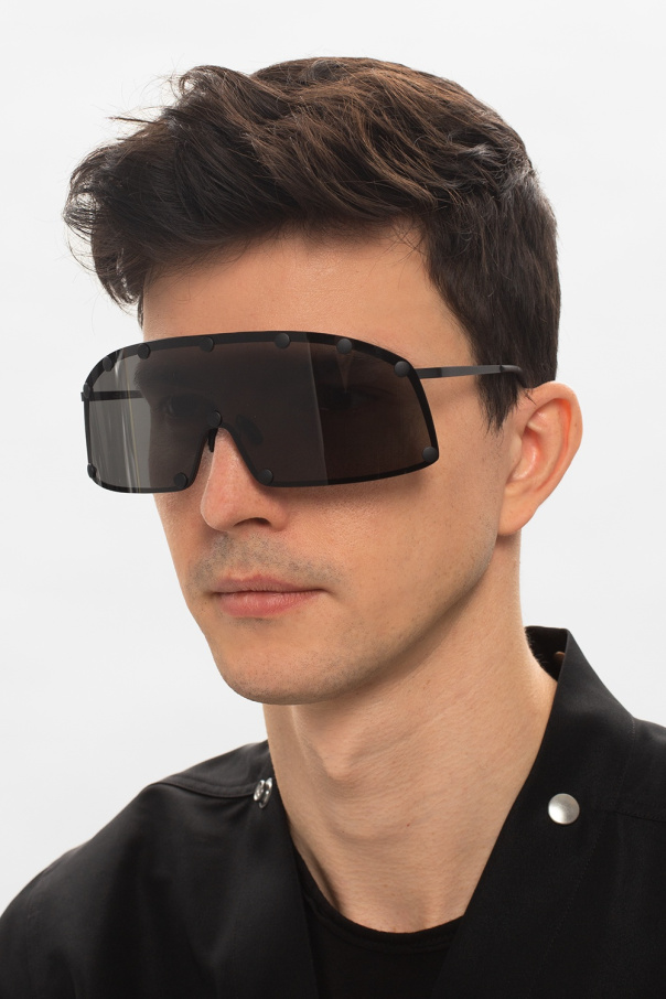 Black 'Shielding' sunglasses Rick Owens - Vitkac HK